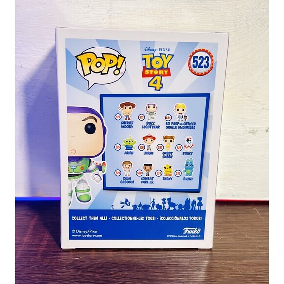 Funko Pop Disney Toy Story 4 Buzz Lightyear #523 Pixar Vinyl Figure - Picture 3 of 6